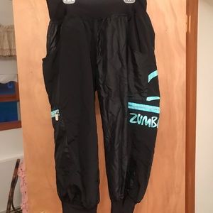 Large Zumba Crop Workout Pants